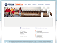 Tablet Screenshot of farmaquimica.com